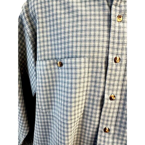 Filson Vintage 100% Virgin Wool Long Sleeve Button Up Plaid Shirt Men's Size L - Picture 2 of 10